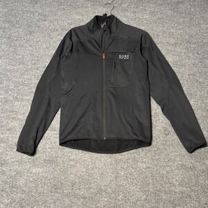 GORE Bike Wear Windstopper Jacket Men's S Black Softshell Cycling RJT00L